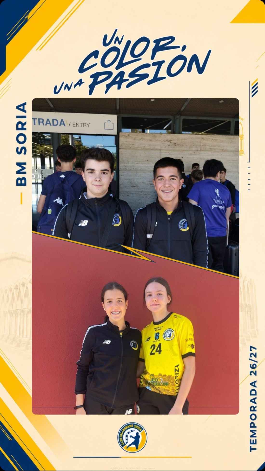 Cuatro infantiles de Balonmano Soria, convocados a las Jornadas de Tecnificación  