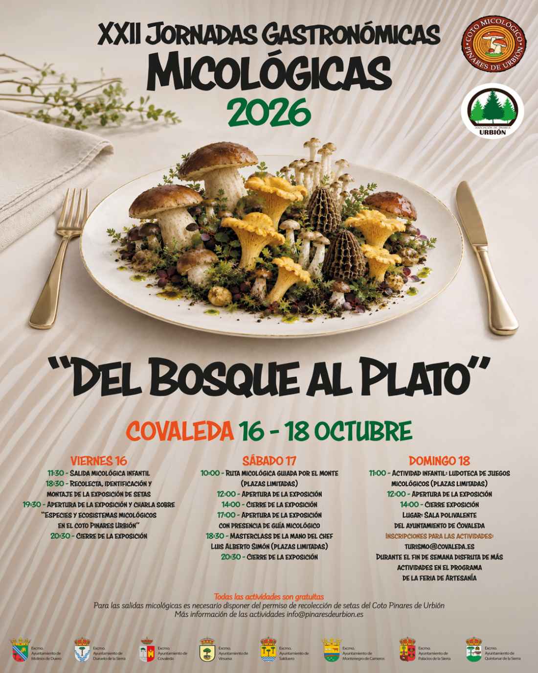 Covaleda une artesanía y gastronomía micológica en gran fin de semana de otoño