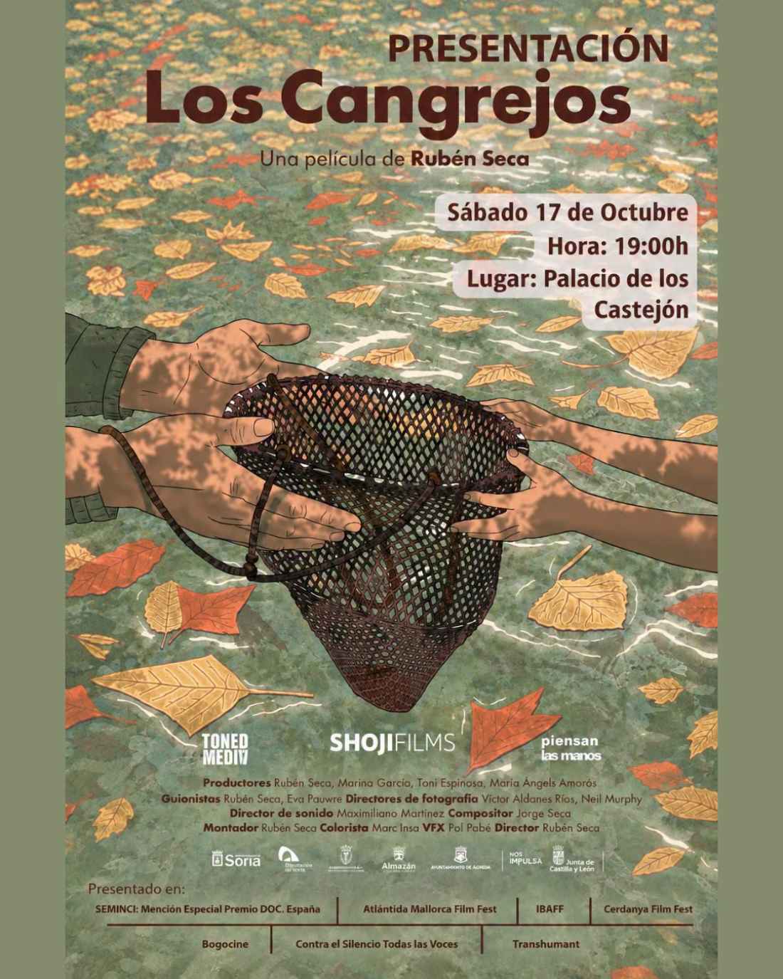 Preestreno en Ágreda del documental "Los Cangrejos", de Rubén Seca