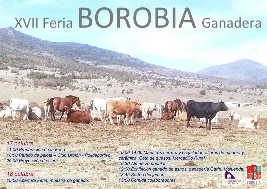 Borobia pone en valor su actividad ganadera con XVII feria