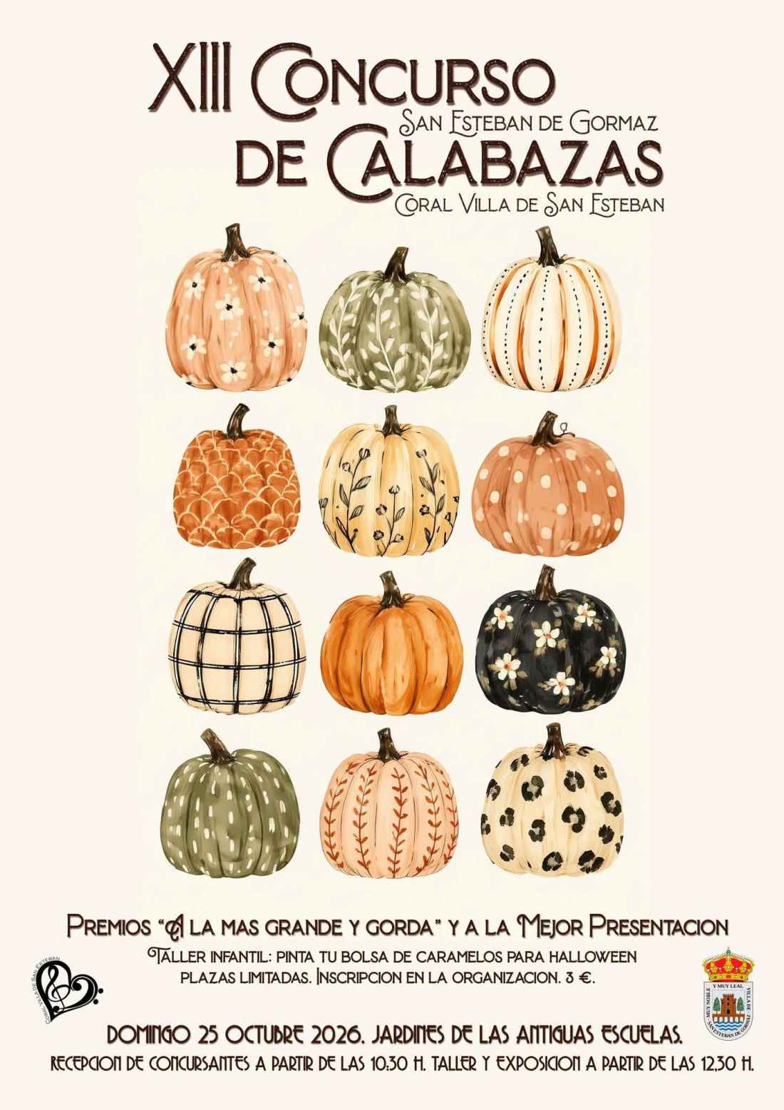 El concurso de calabazas llega a XIII edición en San Esteban de Gormaz
