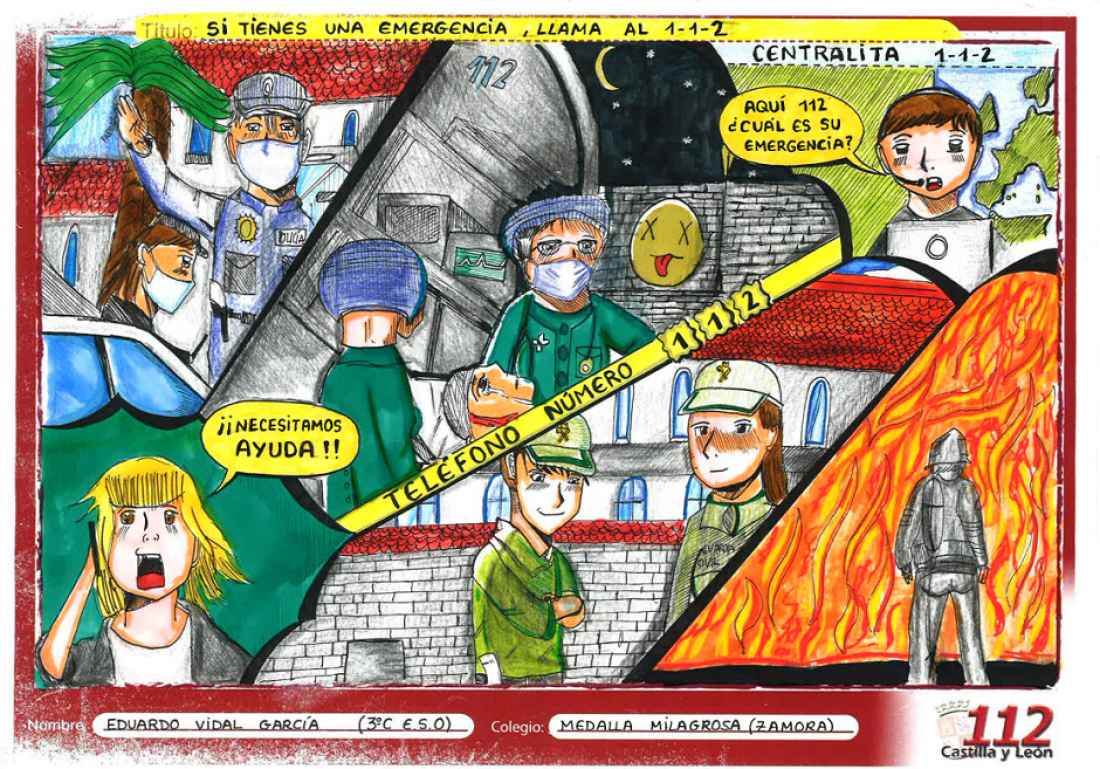Protección Civil y Emergencias organiza concurso "¿Qué es para ti el 1-1-2?"