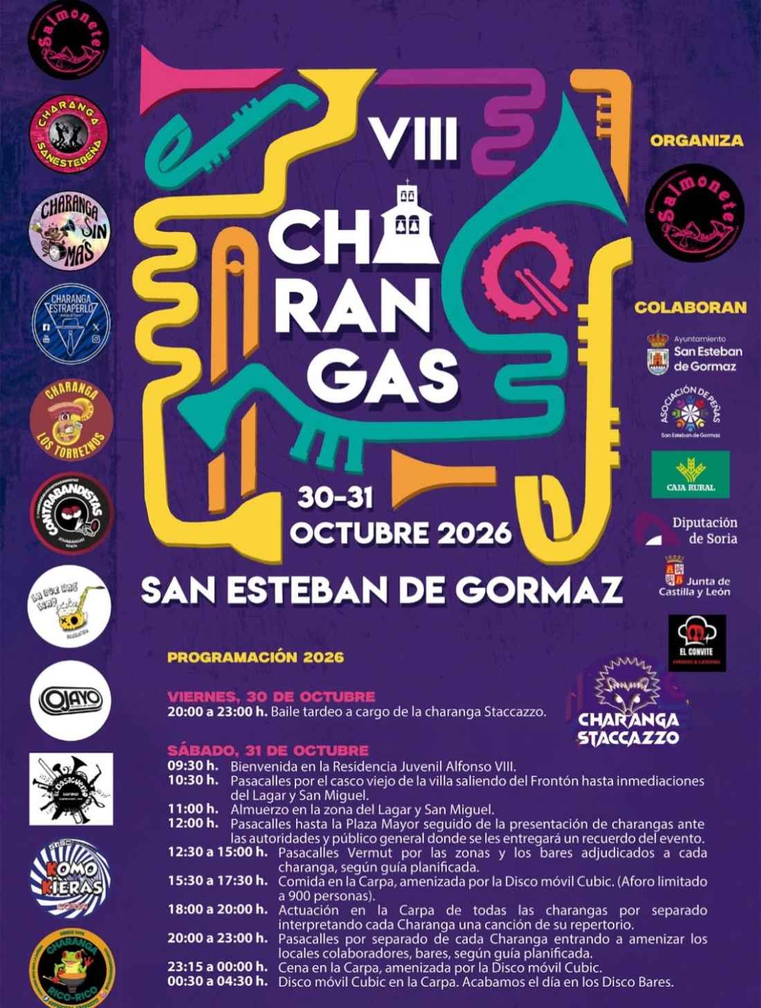 La música de charanga se vuelve a encontrar en San Esteban de Gormaz