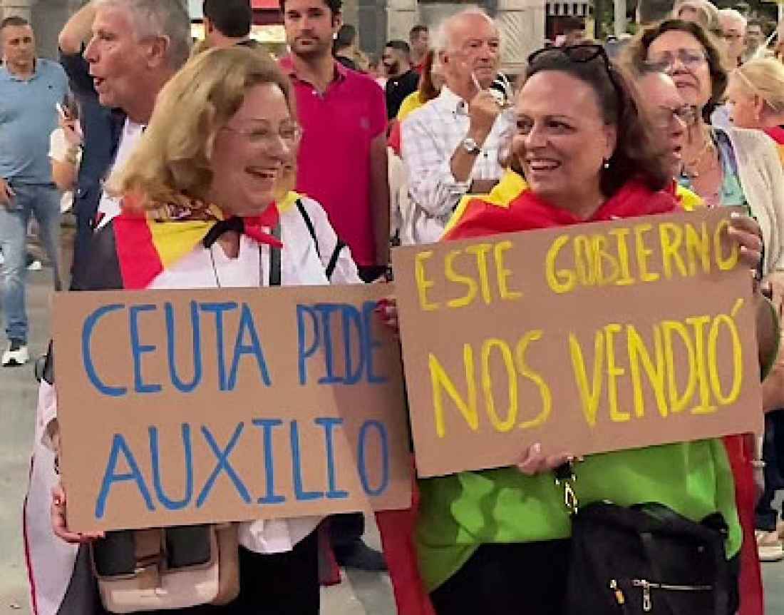 "Mujeres caballas" traslada voz de Ceuta a Madrid para exigir ciudad "segura, española y europea"