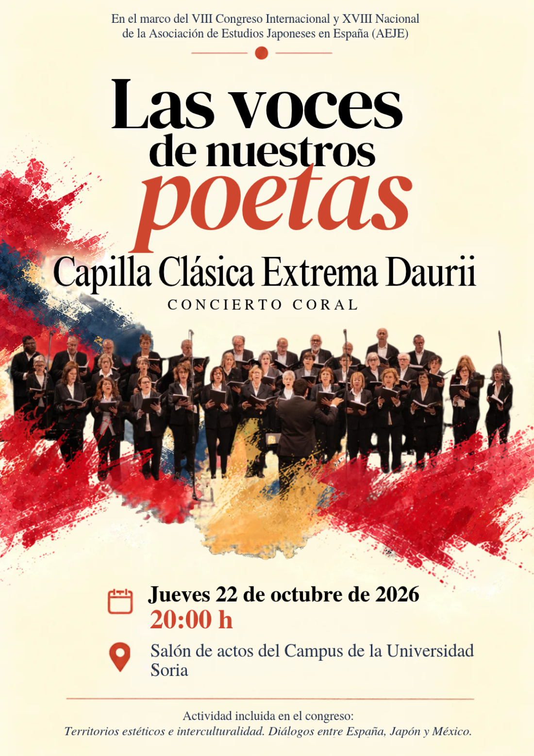 Concierto de la Capilla Clásica Extrema Daurii en Congreso de Estudios Japoneses