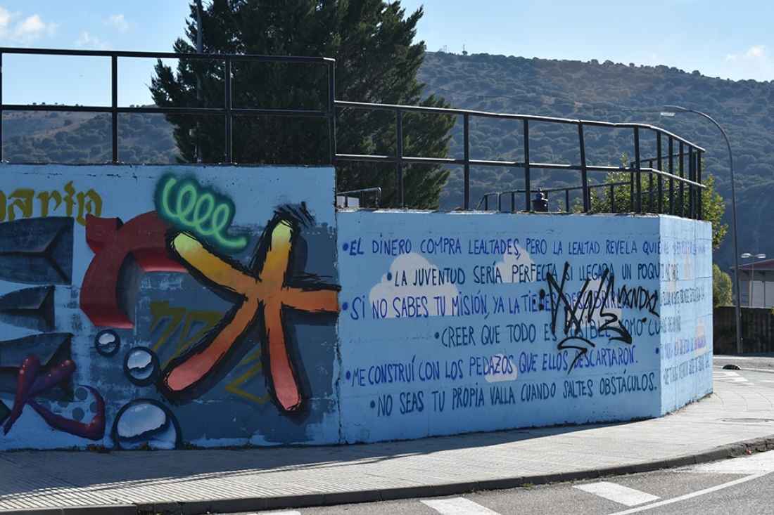 Diferencias en Soria entre pintura mural y graffitis