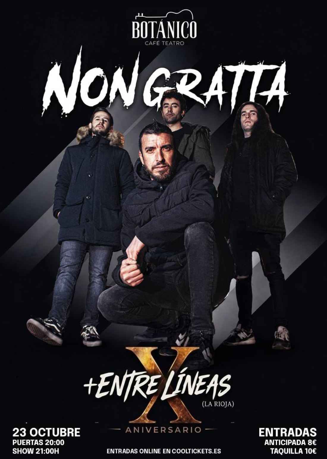 Non Gratta regresa a los escenarios este viernes en Botánico Café Teatro