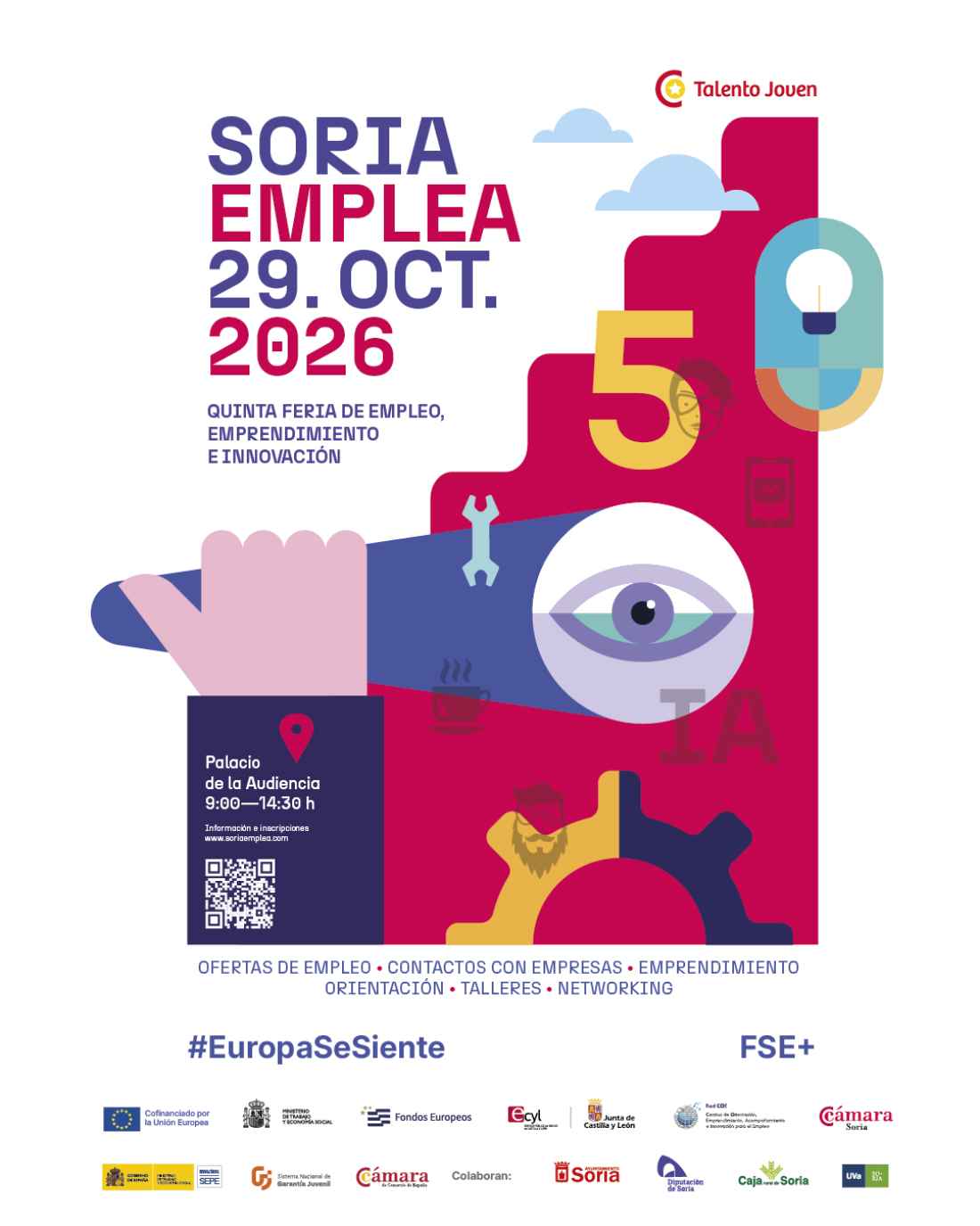 Últimas plazas para inscribirse en los talleres de la V Feria de Empleo de Soria