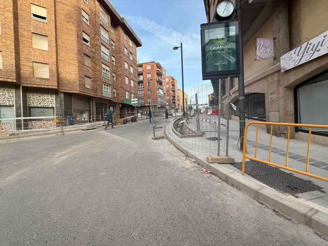 La rotonda de la plaza del Rosario se retrasa hasta navidades
