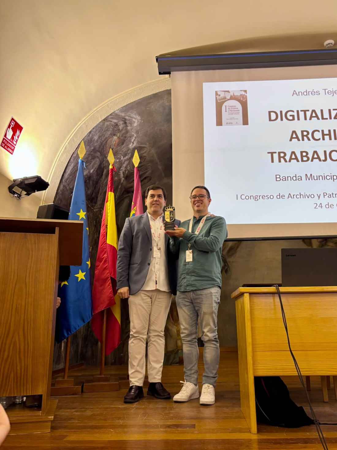 La Banda de Música de Soria presenta en Toledo su proceso de digitalización del archivo musical