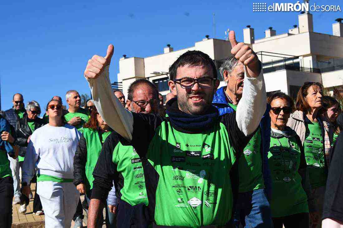 Más de 5.000 personas responden en Soria a convocatoria solidaria contra el cáncer