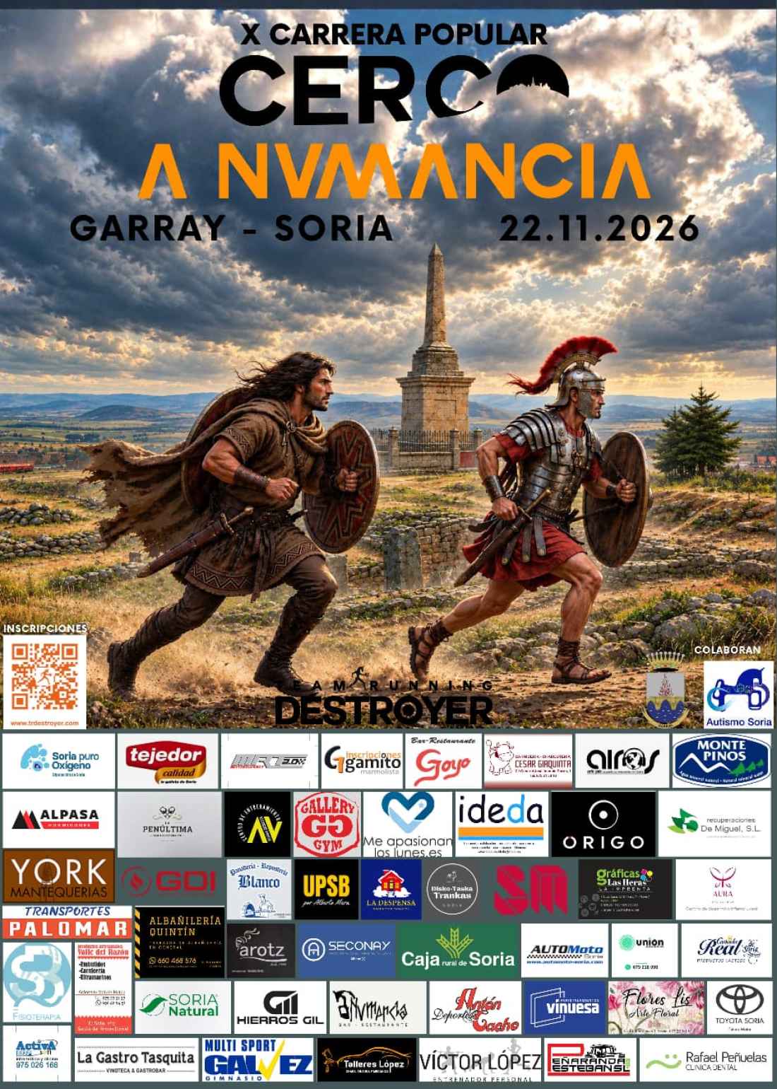 Inscripciones abiertas para décima edición de carrera popular "Cerco a Numancia"