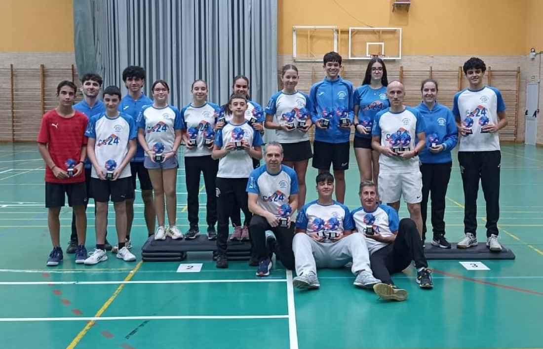 Vencedores del XXIX Circuito popular de Bádminton