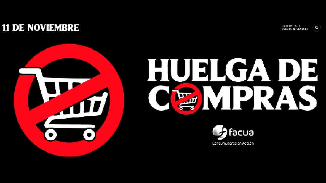 Convocan huelga de compras en grandes superficies hasta huelga general del 11N