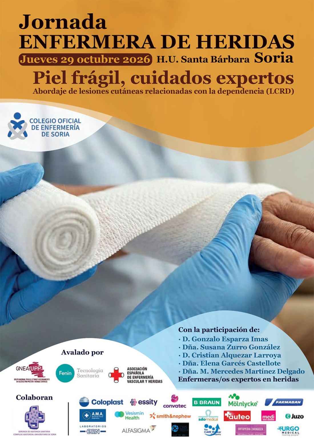  I Jornada Enfermera de Heridas, en Hospital Santa Bárbara de Soria