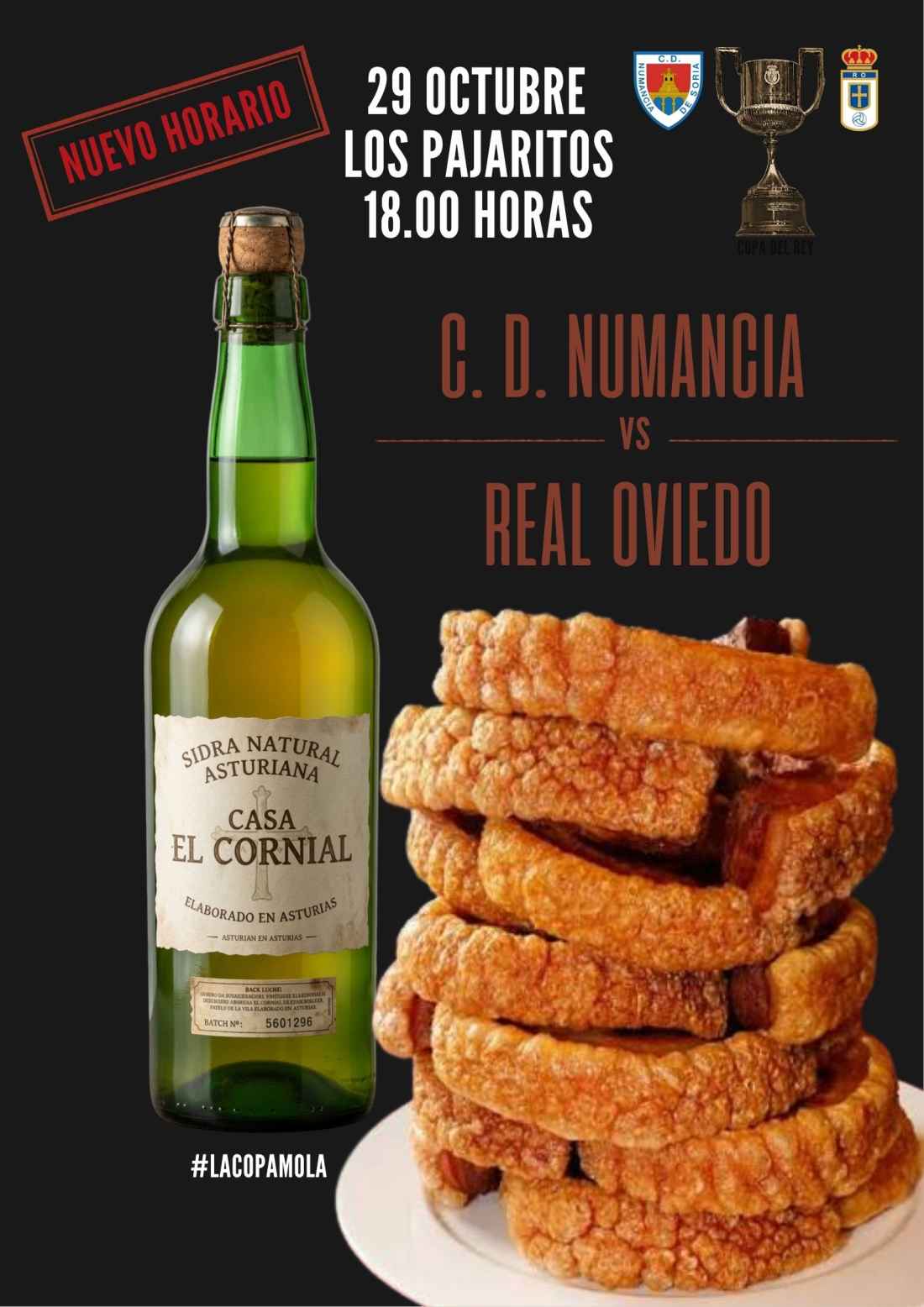 El Numancia-Real Oviedo se juega el jueves 29 de octubre 