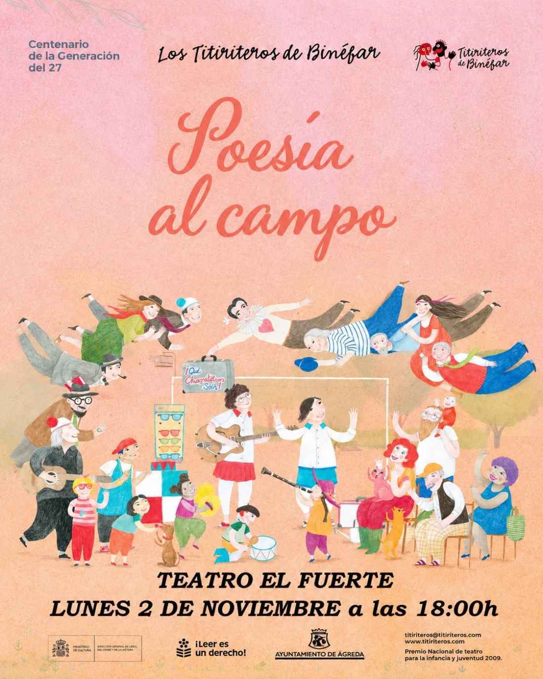 Los Titiriteros de Binéfar acercan la poesía a Ágreda