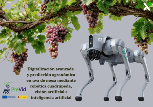 Agerpix Technologies mostrará en Fruit Attraction el robot cuadrúpedo del proyecto PreVid