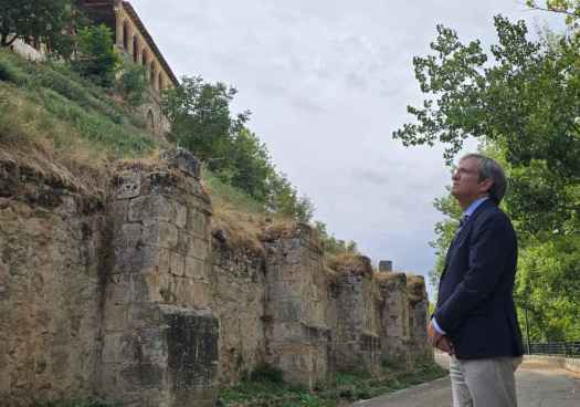 La Junta comprueba evolución de consolidación del palacio Hurtado de Mendoza