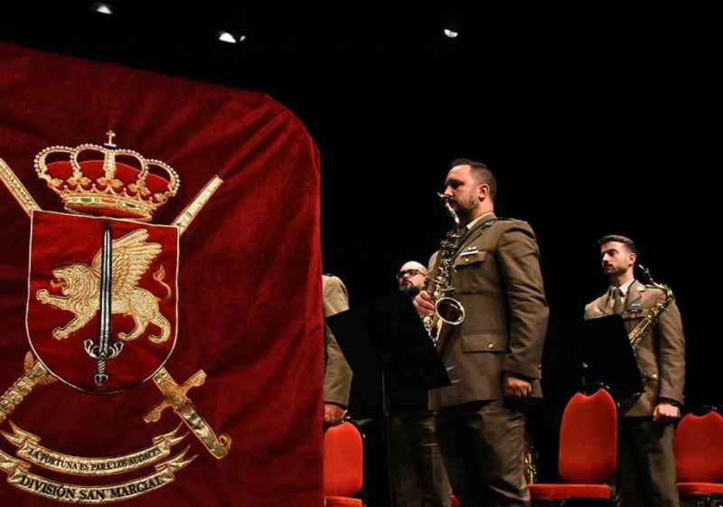 Concierto de otoño en Soria de la Unidad de Música de la División San Marcial