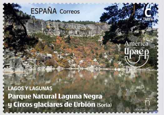 Correos emite sello dedicado al Parque natural Laguna Negra y los Circos Glaciares de Urbión