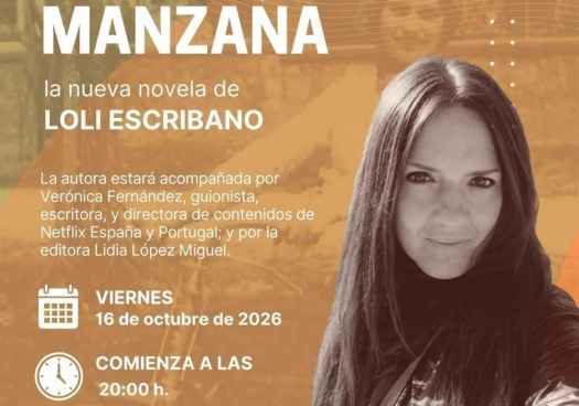 La periodista Loli Escribano presenta su última novela "Caballo, peseta, manzana"