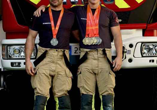 Los bomberos de Soria triunfan, en Vigo, en Juegos Europeos de Policías y Bomberos