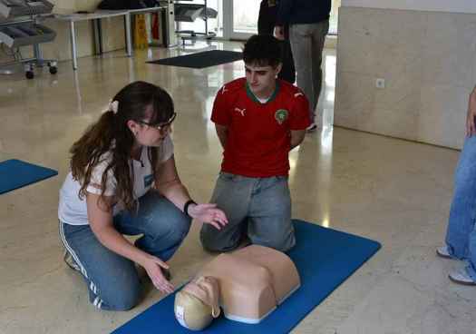 Jornada de concienciación en el Campus de Soria ante la parada cardíaca