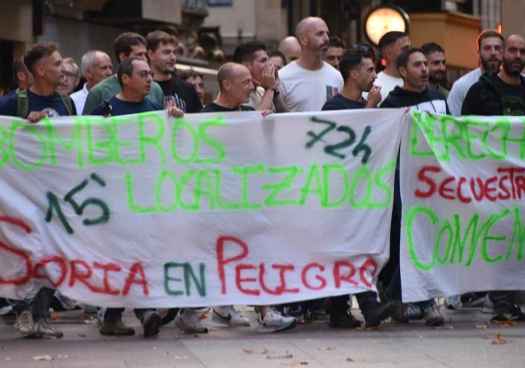 Los bomberos denuncian precariedad del servicio de extinción en Diputación