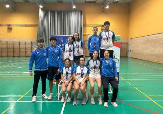 Ocho medallas de volantistas sorianos en Competición Territorial en Soria 