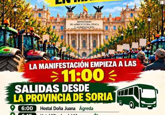 Asaja Soria participará en Madrid en manifestación para reclamar justicia 