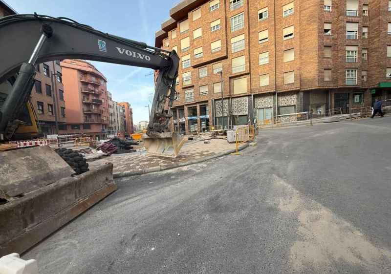 La rotonda de la plaza del Rosario se retrasa hasta navidades