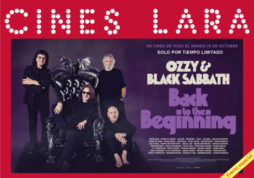 Estreno mundial en Cines Lara de última actuación de Ozzy y Black Sabbath