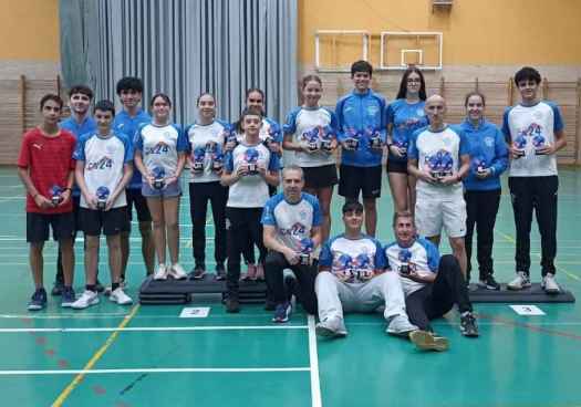Vencedores del XXIX Circuito popular de Bádminton