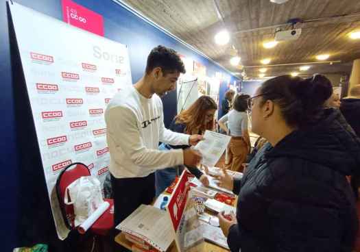 CCOO participa en Soria Emplea reivindicando empleo de calidad y con salarios dignos
