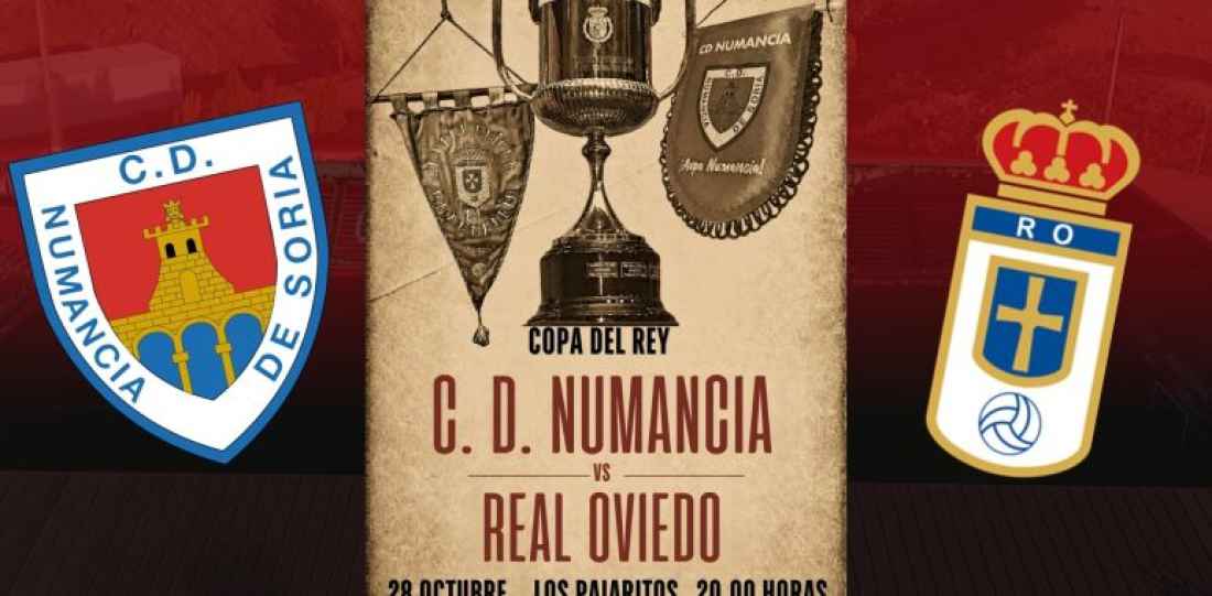 El banderín del Real Oviedo, la joya de colección de banderines del C. D. Numancia