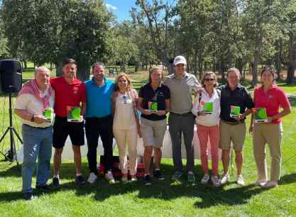 Ganadores de V edición del Memorial de golf dedicado a Álvaro Mazariegos