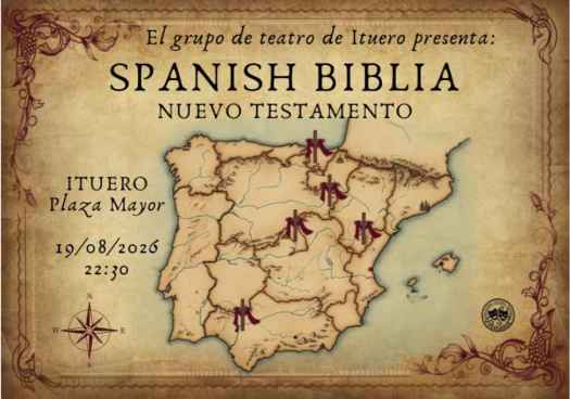 Estreno teatral en Ituero el 19 de agosto: Spanish Biblia. Nuevo Testamento